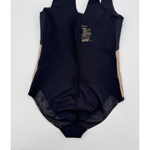 Honeylove Black Sculptwear Bodysuit With Mesh Panels Size L - Picture 11 of 14